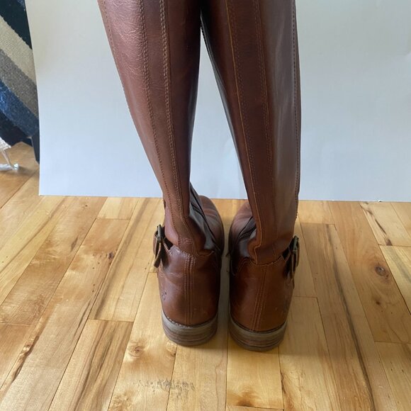 Timberland EK Savin Hill Tall Brown Leather Boot Women's Size 9.5 - Picture 5 of 9